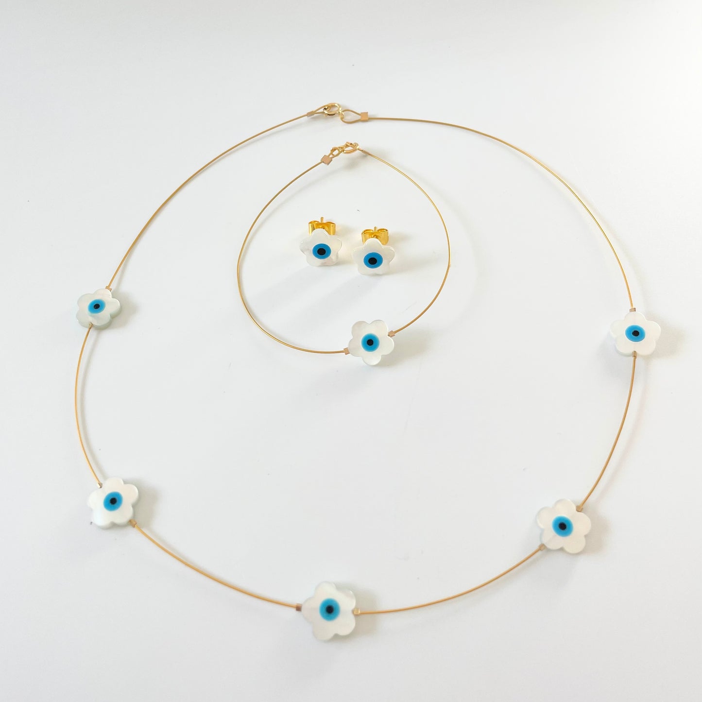 Evil Eye Studs Naxos Earrings