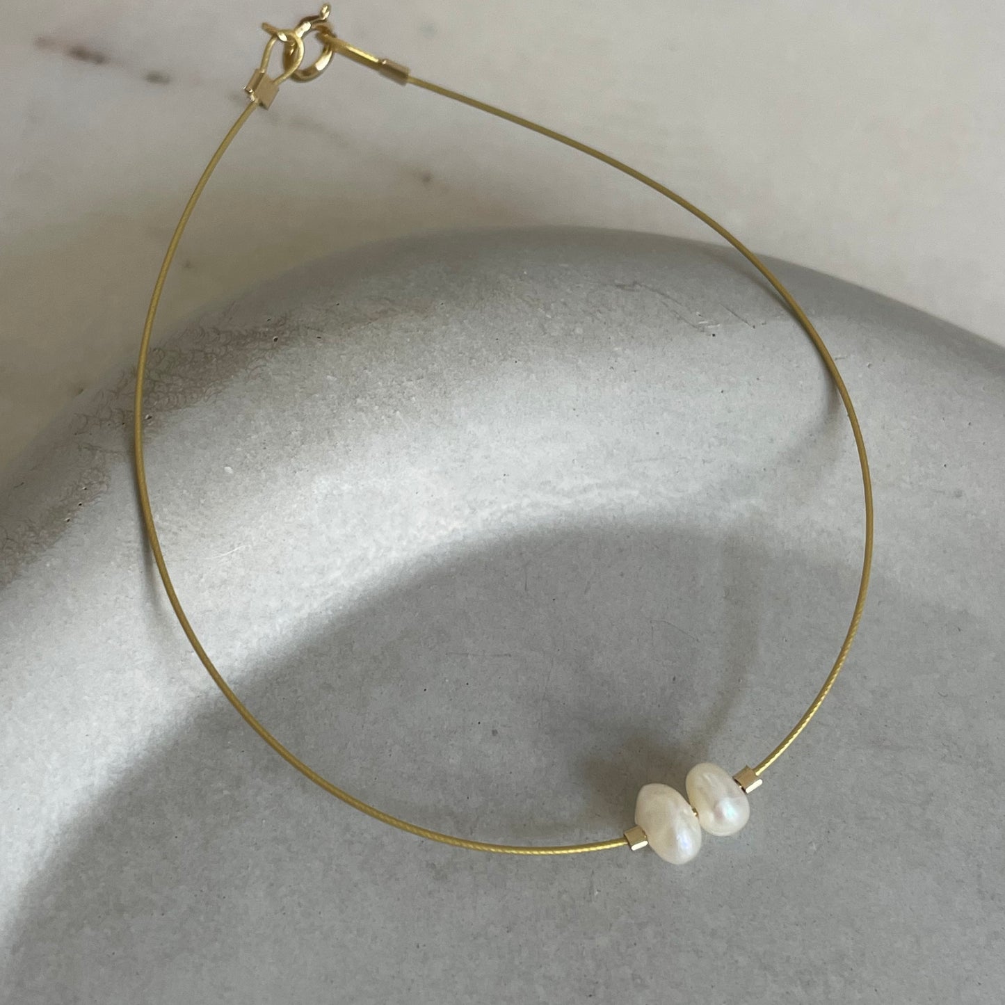 Minimalist Freshwater Pearls Bracelet