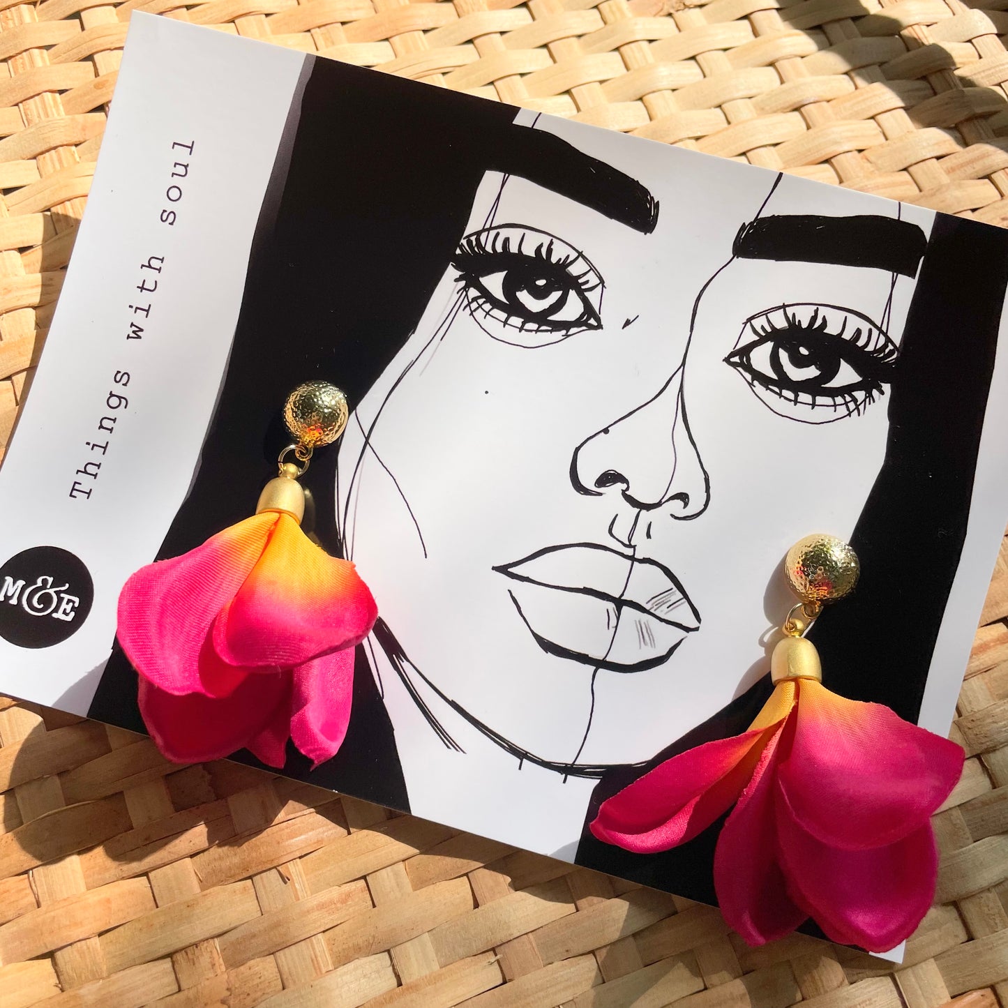 Bali's Flower Earrings