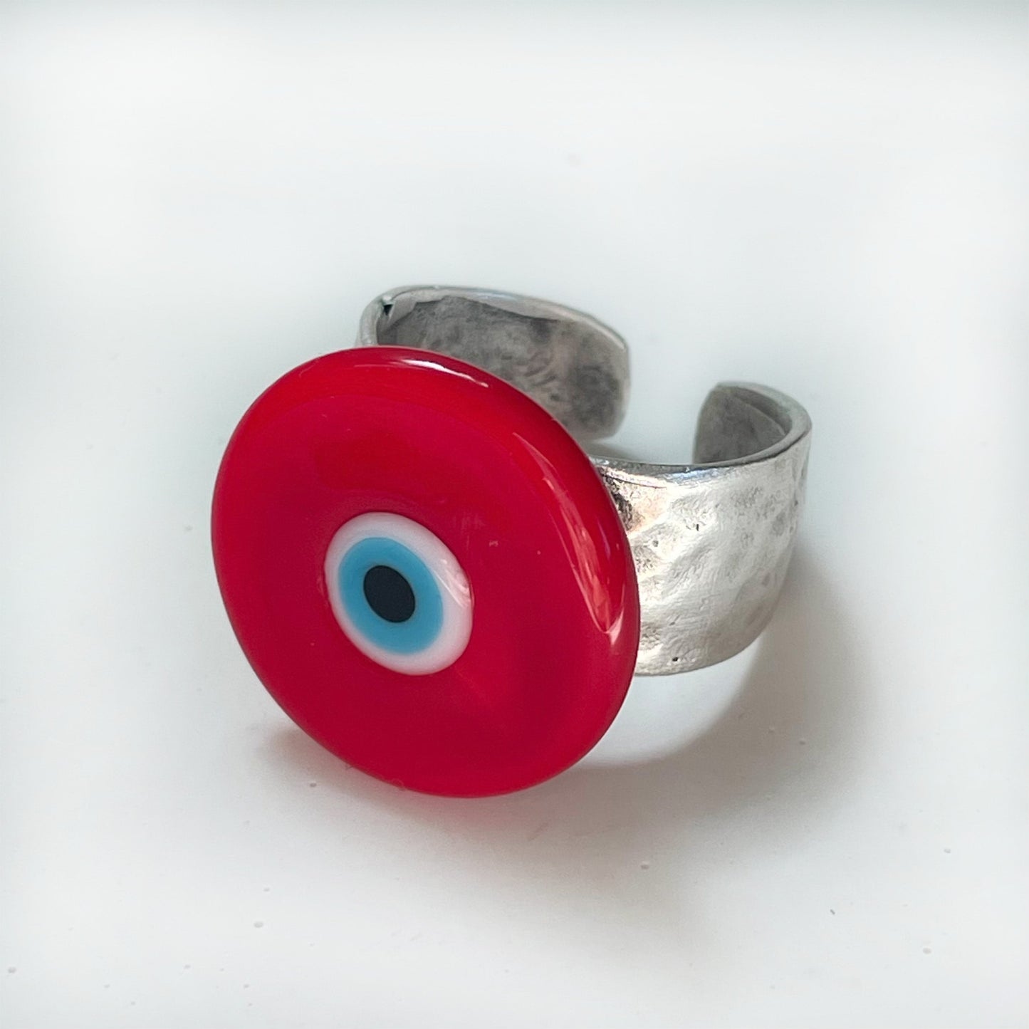 Nazar Ring Red