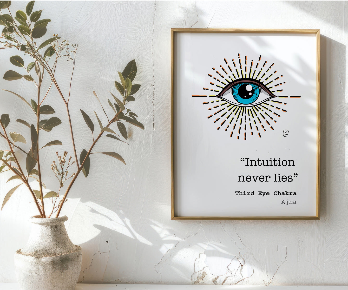 Third Eye Chakra Art Print
