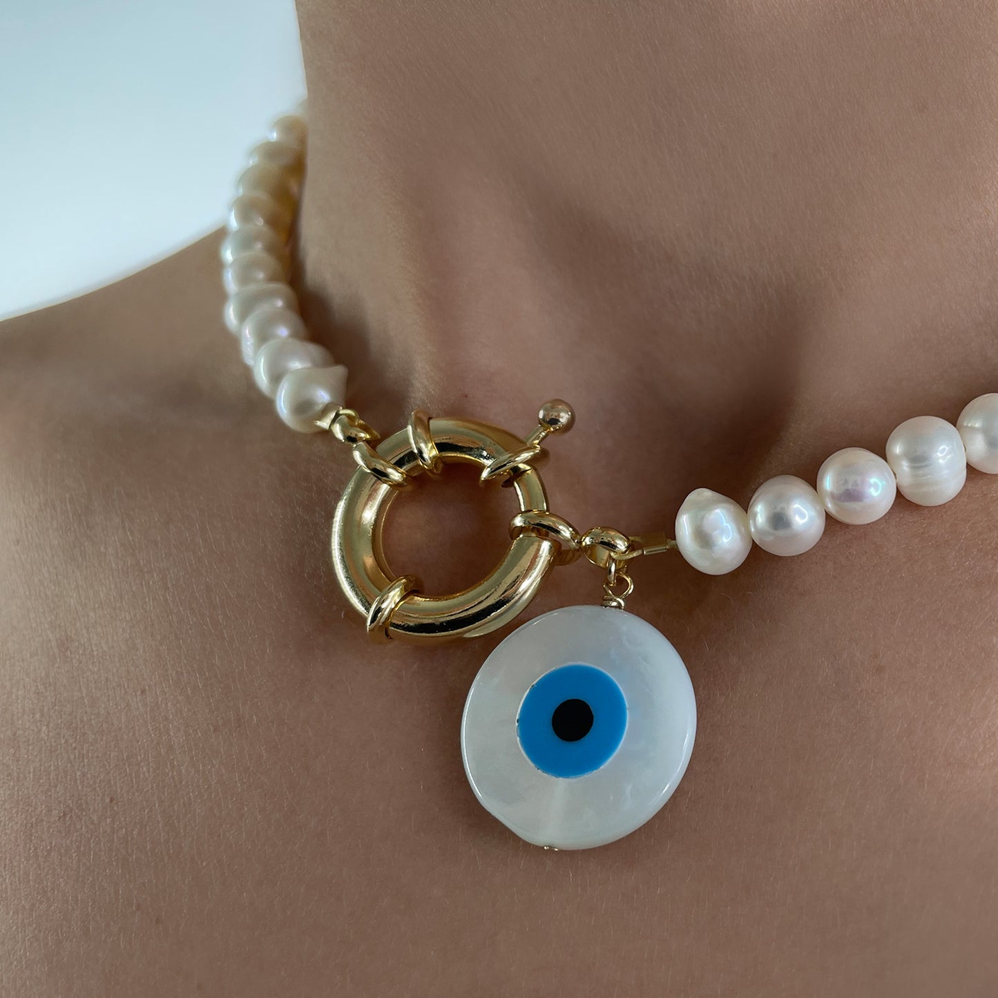 Gold Athens Choker Necklace