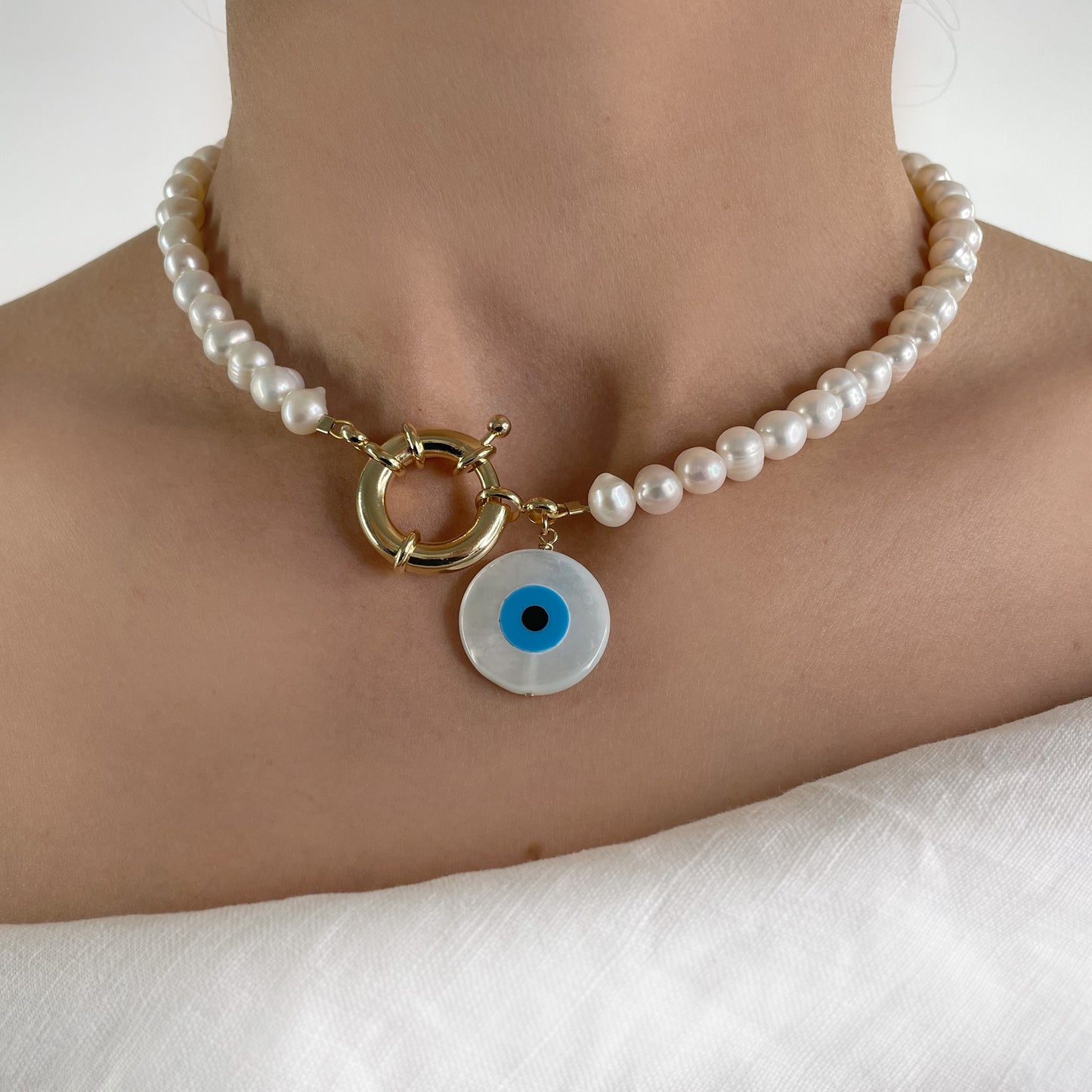 Gold Athens Choker Necklace
