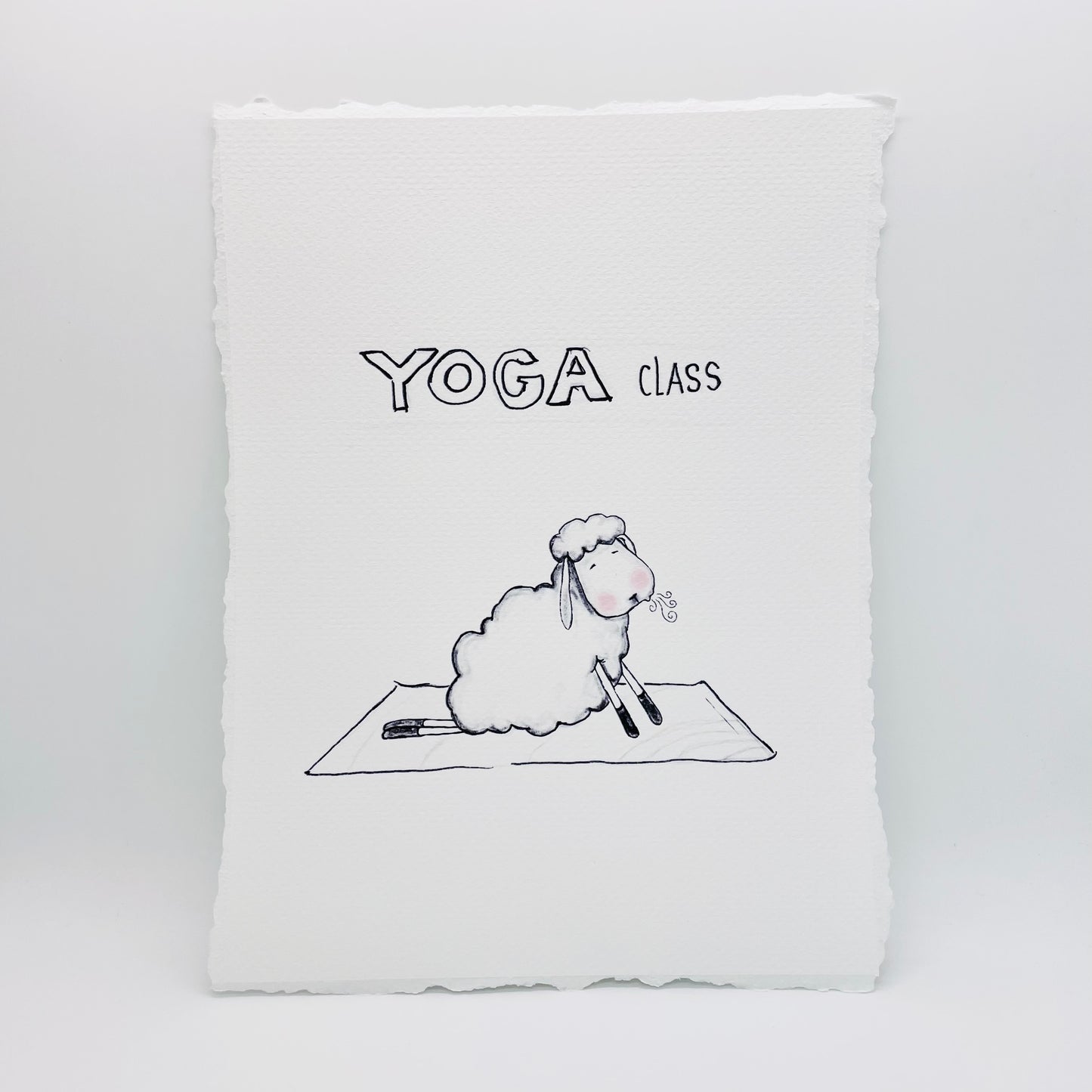 Yoga Class Sheep