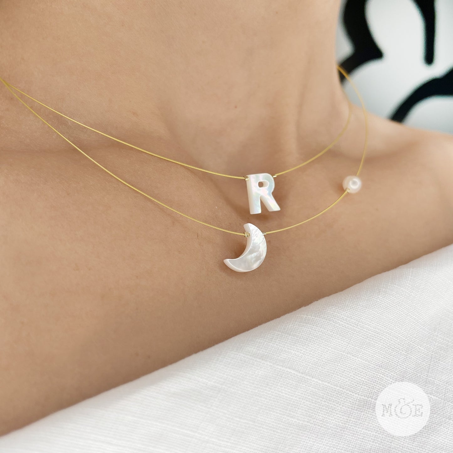 Letters Choker Necklace