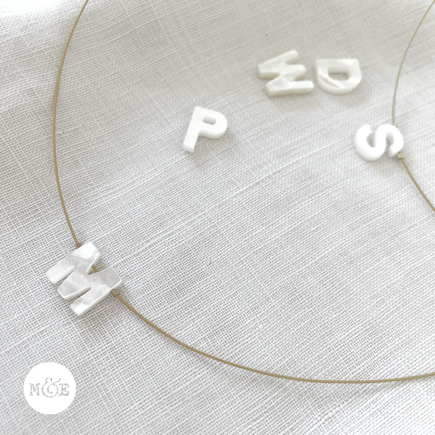 Letters Choker Necklace