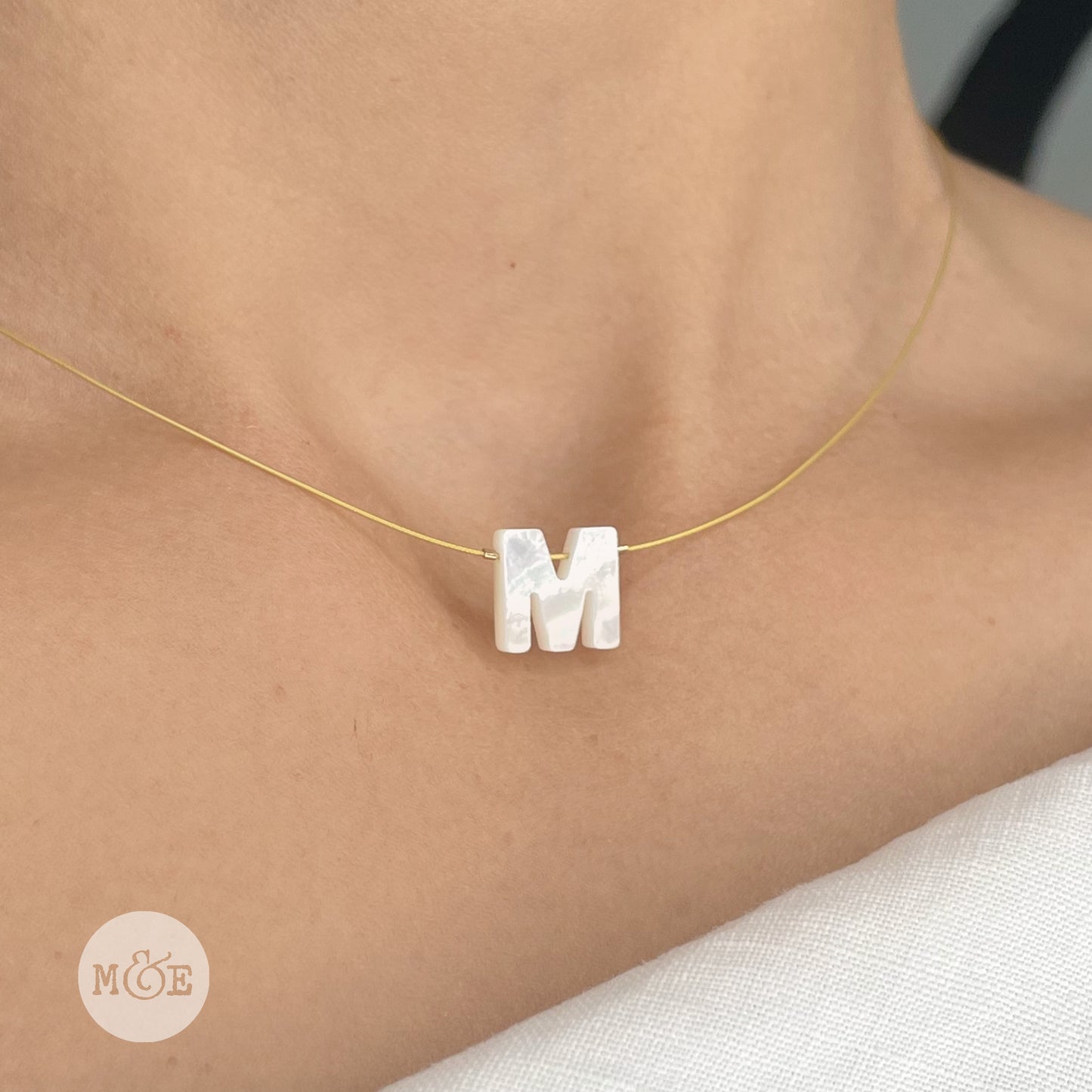 Letters Choker Necklace
