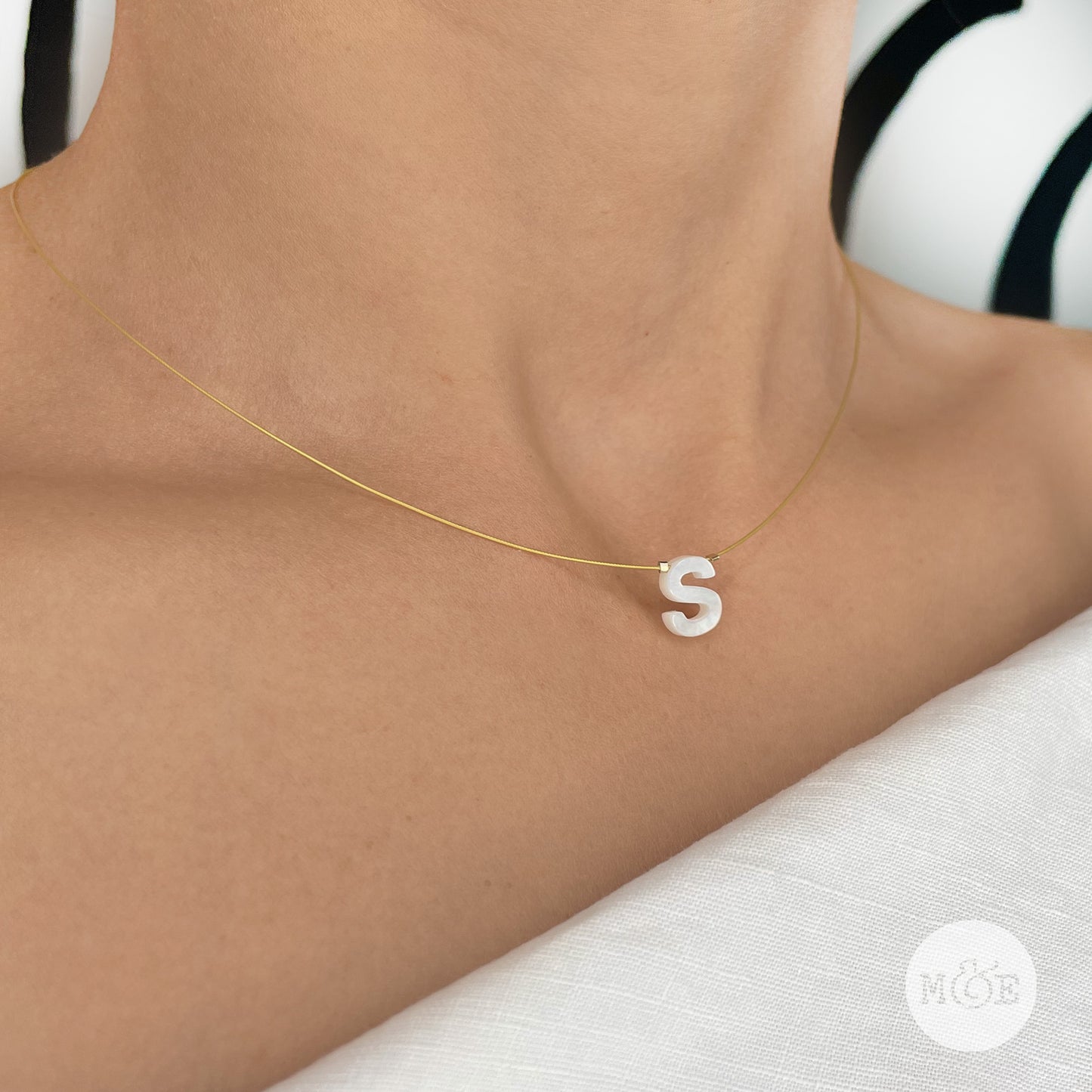 Letters Choker Necklace