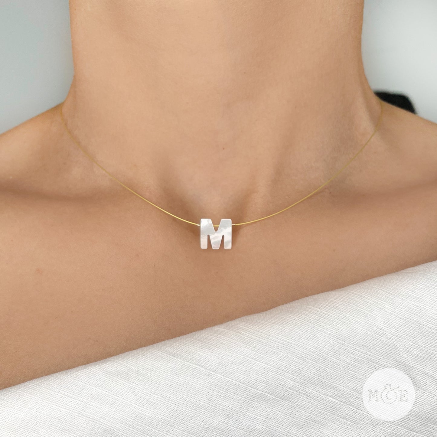 Letters Choker Necklace