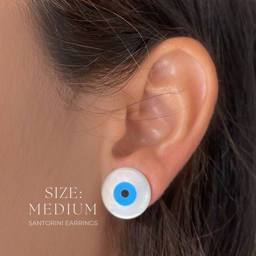 Santorini Earrings ( STUDS )