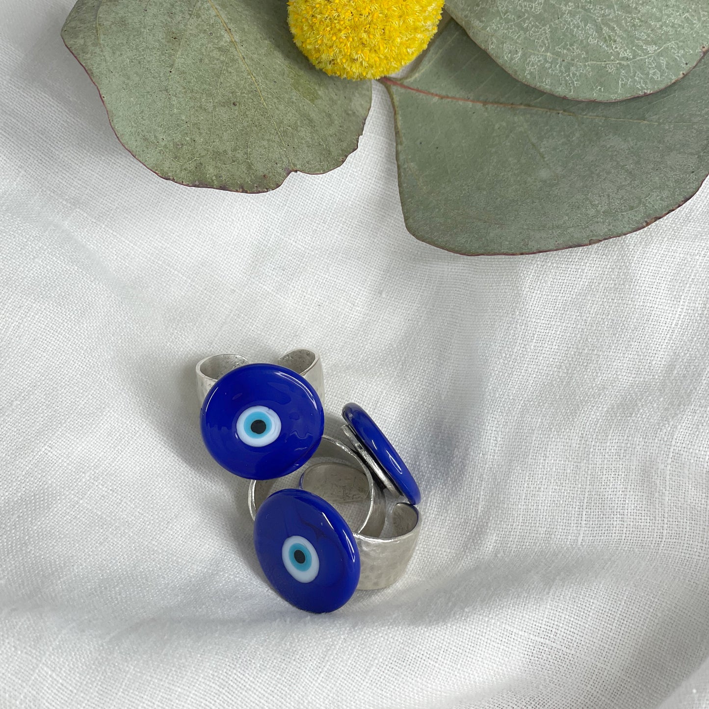 Nazar Ring Blue