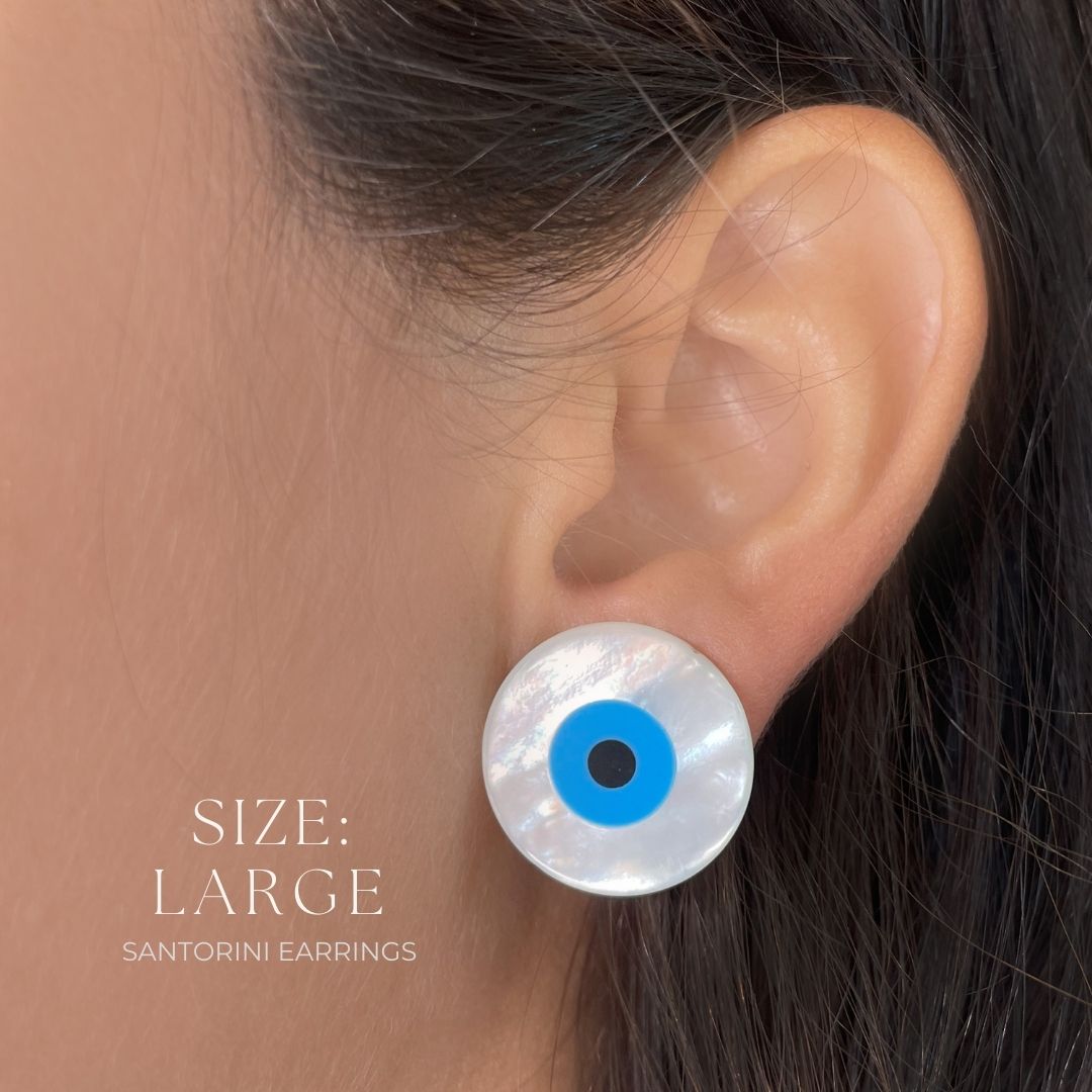 Santorini Earrings ( STUDS )