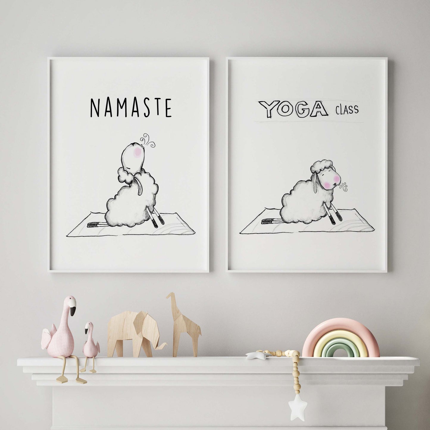 Yoga Class Sheep