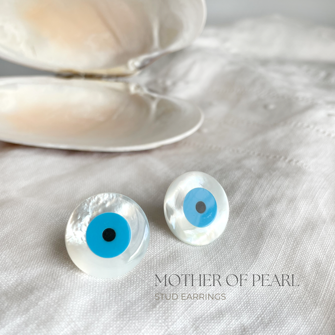 Santorini Earrings ( STUDS )
