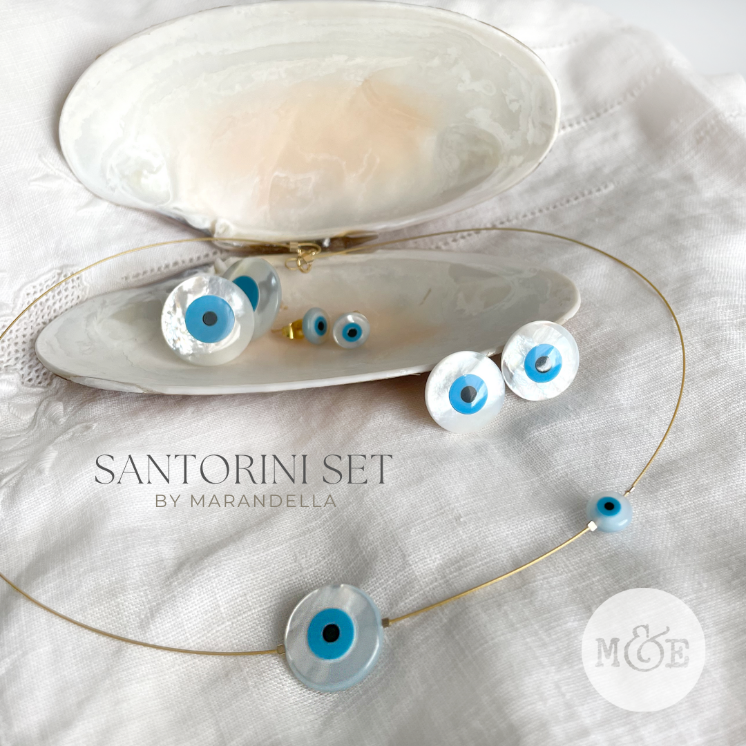 Santorini Earrings ( STUDS )