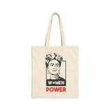 Women Power Canvas Tote Bag – Frida Inspired