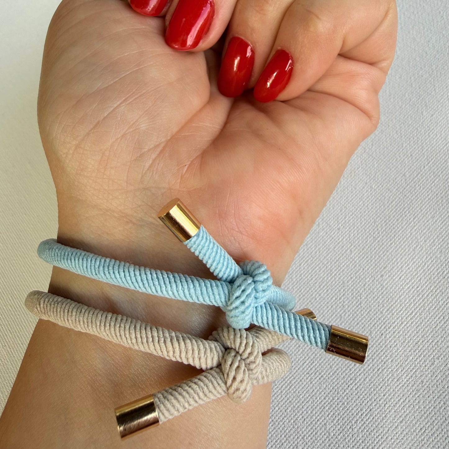 Light Blue Evil Eye Bracelet – Handmade Murano Glass Protection