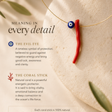 Coral Eye Choker