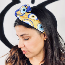 Load image into Gallery viewer, Palermo Headbands ( Lucky Eye with Blue )
