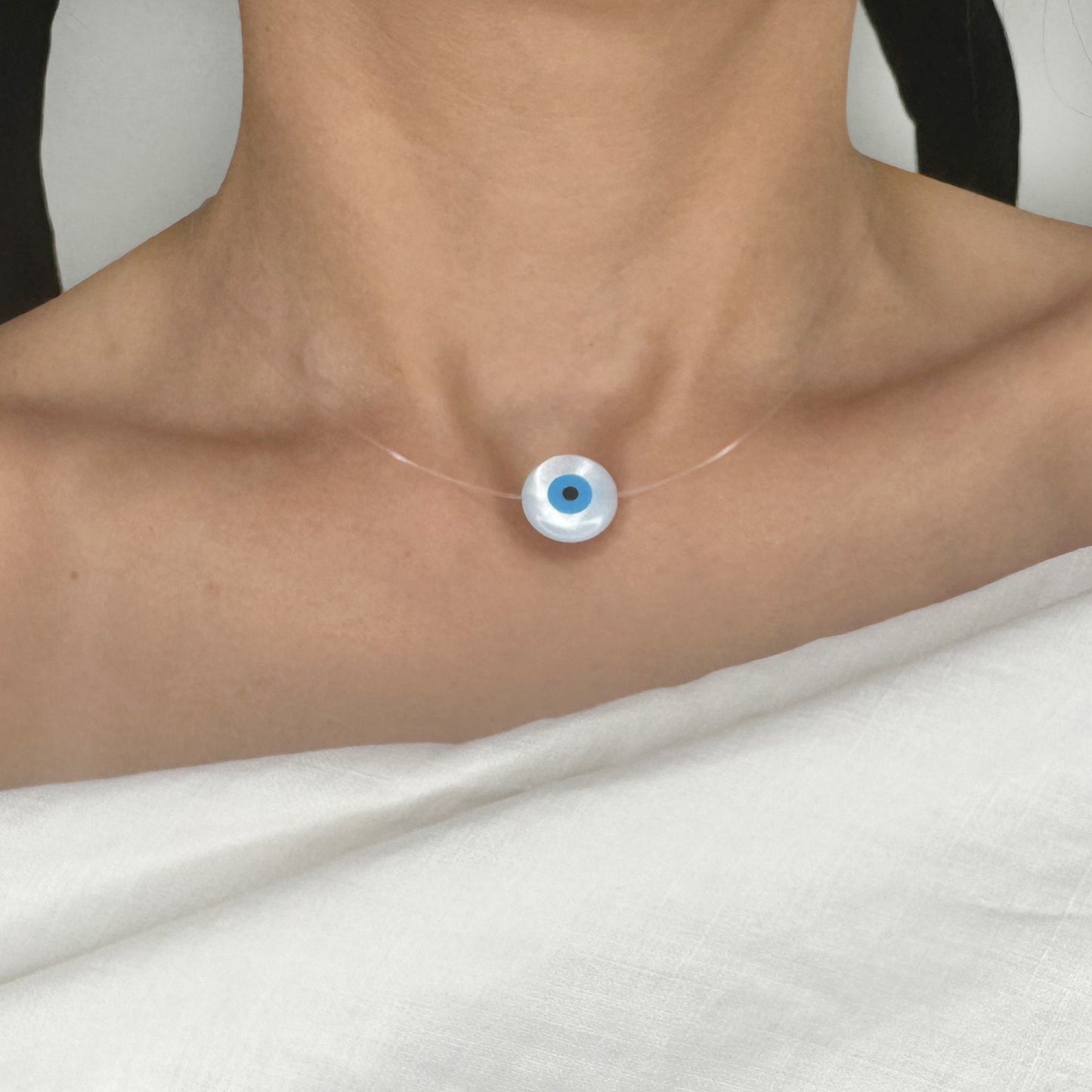 Floating Eye Necklace