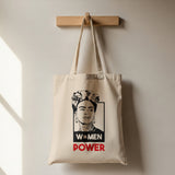 Women Power Canvas Tote Bag – Frida Inspired