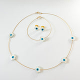 Evil Eye Studs Naxos Earrings
