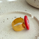 Nazar Ring Red