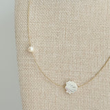 Seashell with pearl  Necklace