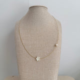Star with pearl  Necklace