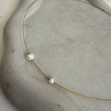 Elephant and Pearl Necklace