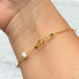 Double Layer Lucky Eye Charm Bracelet