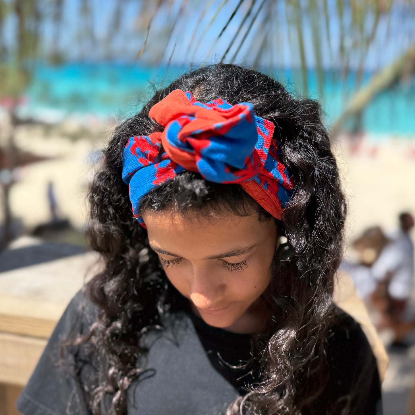 Palermo Headbands ( Coral with Orange )