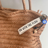 Go With the Flow Keychain Wristlet – Evil Eye Keychain Charm