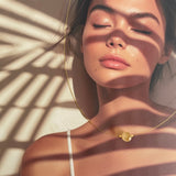 Solar Plexus Chakra  Gold Necklace with Citrine