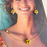 Sunshine Bloom Jewelry Set – Necklace & Earrings
