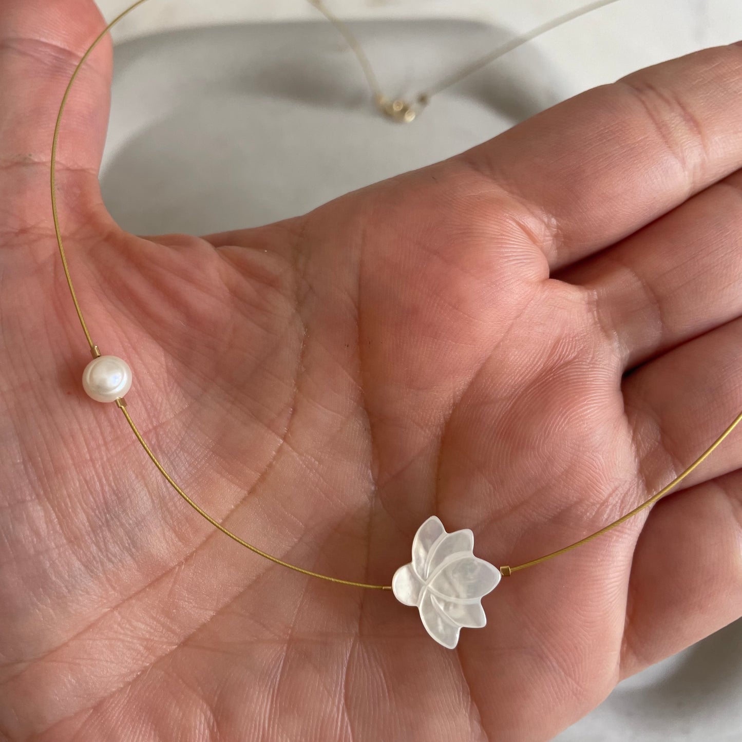 The White Lotus Necklace