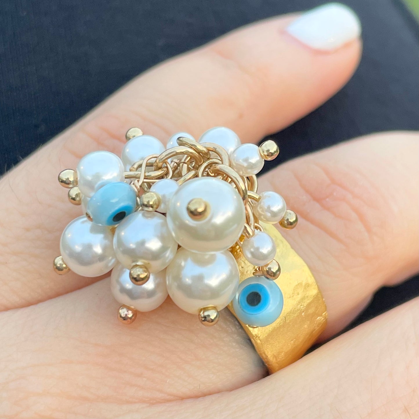 Pearls & Charms Ring