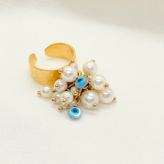 Pearls & Charms Ring