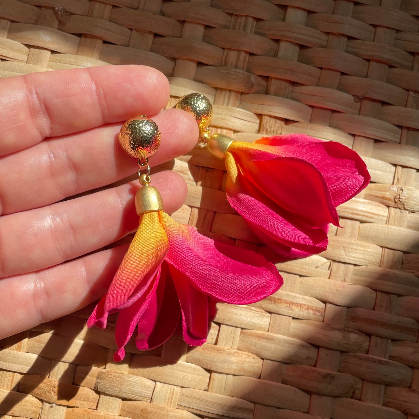 Bali's Flower Earrings