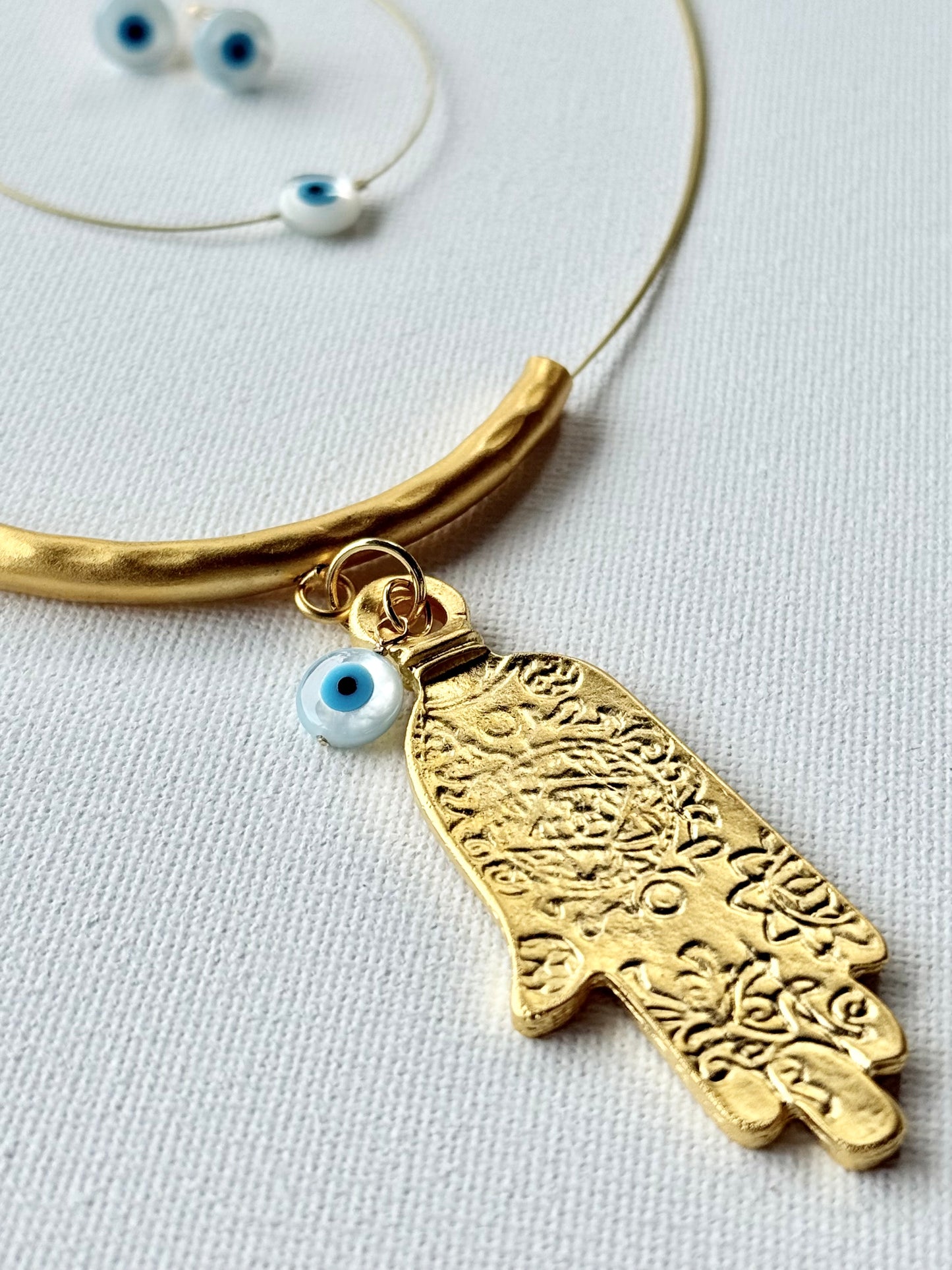 Hamsa Evil Eye Protection Set