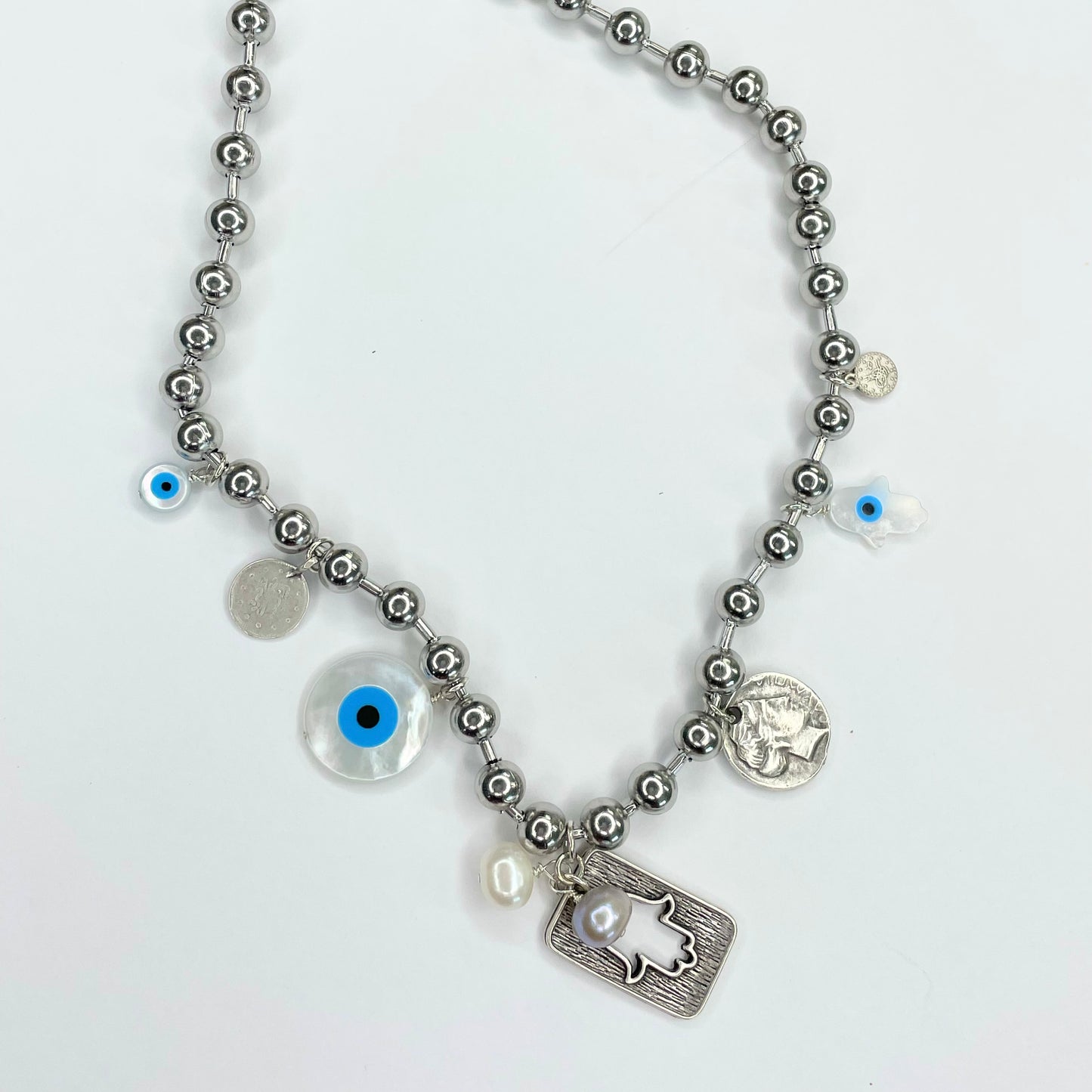 La Mar Choker Necklace Silver