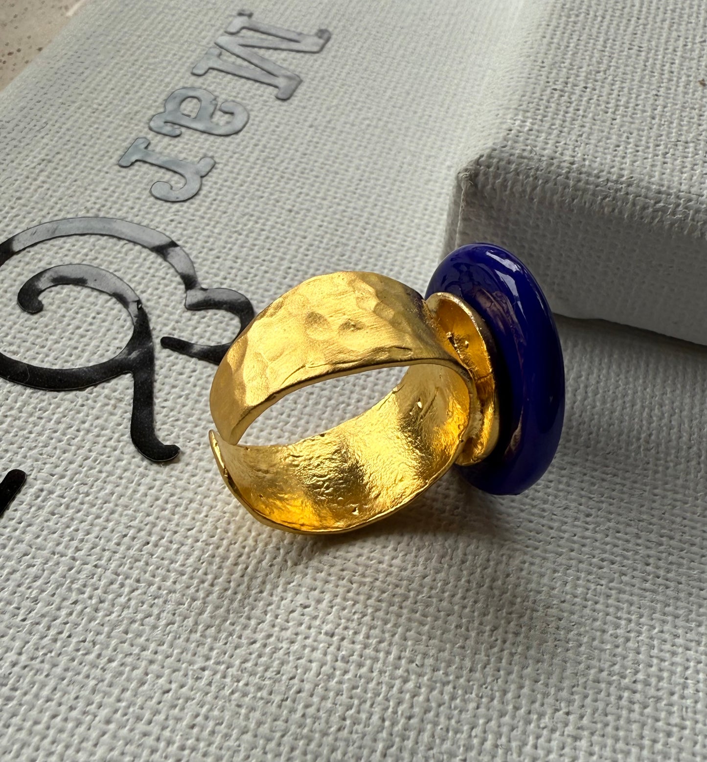 Blue Evil Eye Jewelry Set · Necklace, Ring & Pearl Charm