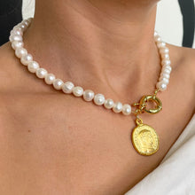 Load image into Gallery viewer, Athens Coin Pendant Choker
