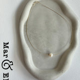 Floating Freshwater Pearl Necklace – 14K Gold Filled