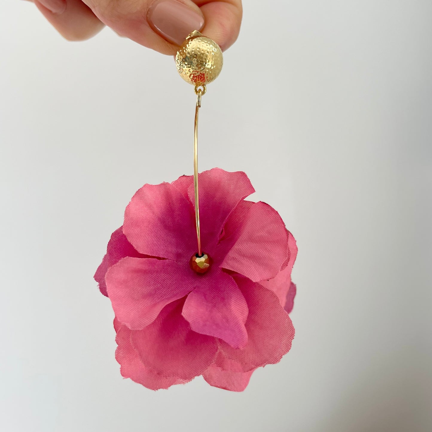 Gertrude's Flower Earrings ( Pink )