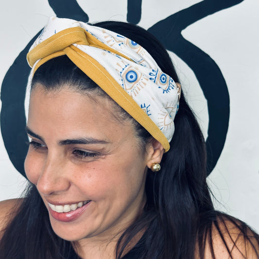 Palermo Headbands ( The Eye with Yellow )