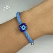 Load image into Gallery viewer, Murano Lucky Bracelet ( Light Blue  )
