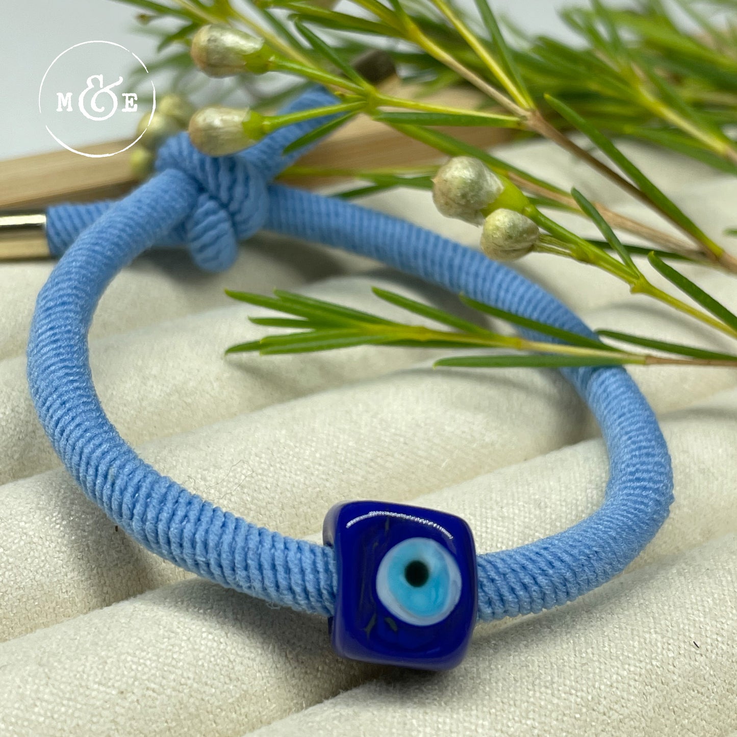 Murano Lucky Bracelet ( Light Blue  )