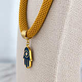 Handmade Hamsa Hand Necklace – Symbol of Protection & Strength