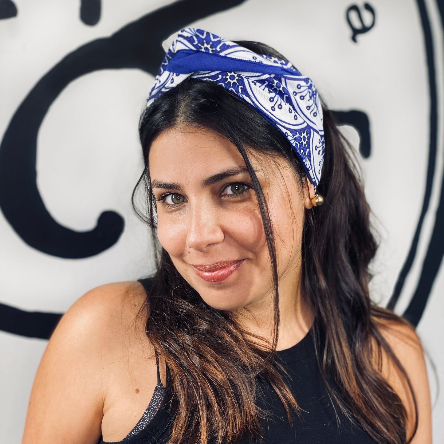 Palermo Headbands ( Mosaic with Blue )